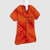 Chemise Aloha Tropical Kona Palms Hawaiian Leaf (devant)