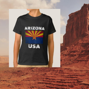 Chemise Arizona State Flag Starburst USA T-Shirt