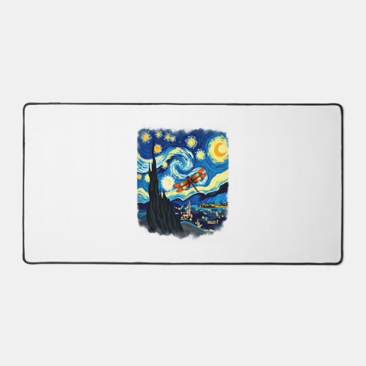Chemise artistique libellule Van Gogh Nuit étoilée (Recto)