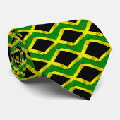 Chemise avec cravate aux couleurs du drapeau de la (Roulé)