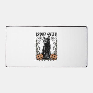 Chemise avec gravure Halloween vintage de chat noi