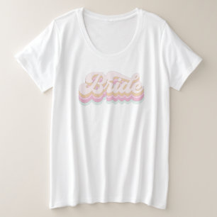 Chemise Bachelorette, T-shirt Mariée, Retro, tenda