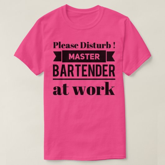 Chemise barman Classic TShirt (Design devant)