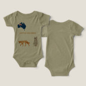Chemise bébé chien de troupeau (Design Recto & Verso)