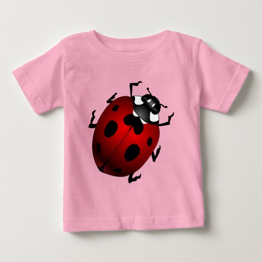Chemise bébé coccinelle T-shirts bébé mignons cocc (Devant)