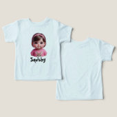 Chemise bébé mignonne (Design Recto & Verso)