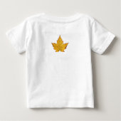 Chemise bébé personnalisée Canada T-shirt bébé (Dos)