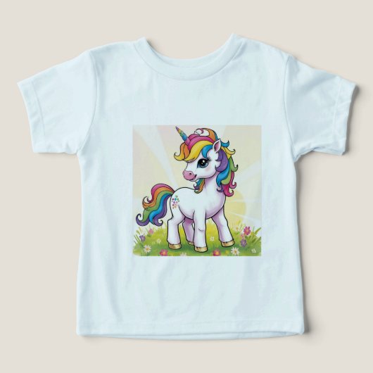 Chemise bébé Unicorn Toddler (Design Recto)