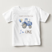 Chemise bleue Anniversaire T-Shirt (Devant)