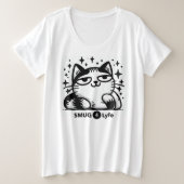 Chemise Chat Smug - SMUG 4 Lyfe Collection (Design devant)