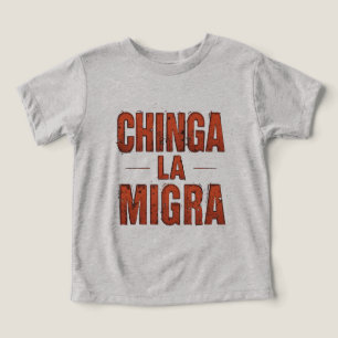 Chemise Chinga La Migra - Manifestation et activis
