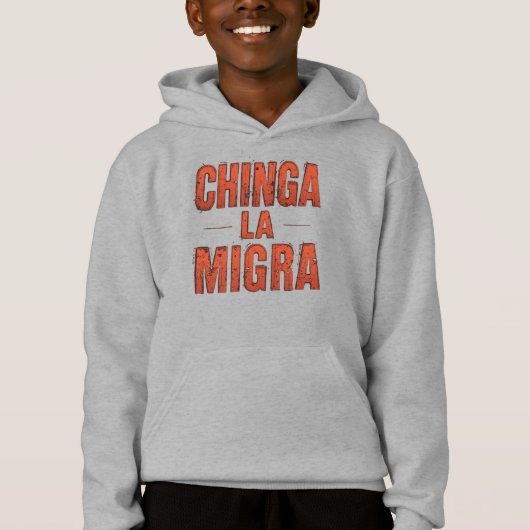 Chemise Chinga La Migra – Protestation Audacieuse (Devant)