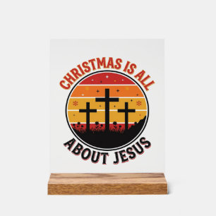Chemise Christian Noël Jésus Coucher de soleil Cro