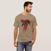 Chemise corbeau Hommes Fille Femmes T-shirt Goth B (Devant entier)