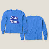 Chemise couleur bleu guerre (Motif recto et verso)