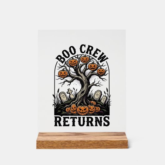Chemise d'arbre d'Halloween Graphique de citrouill (Recto)