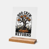 Chemise d'arbre d'Halloween Graphique de citrouill (Angle)