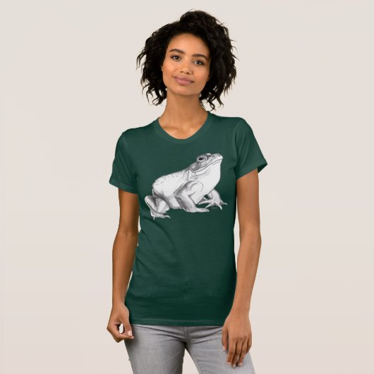 Chemise d'art grenouille à bulles T-shirts d'art (Devant entier)