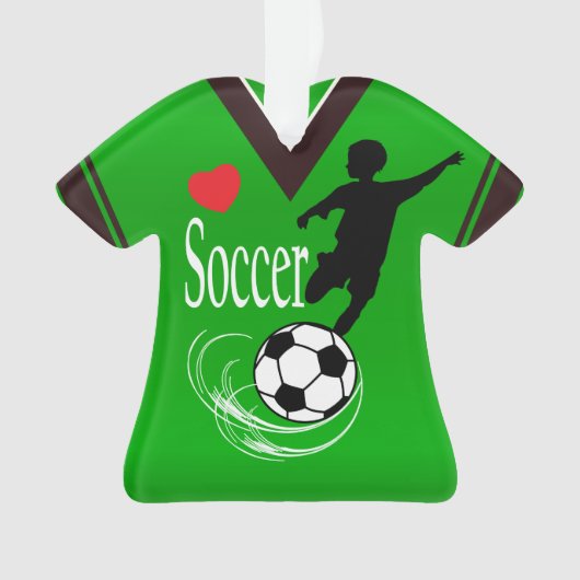 Chemise de ballon de football de vert de chaux (devant)