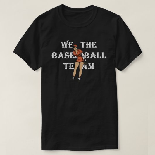 chemise de baseball, t-shirt de baseball, maillot  (Design devant)