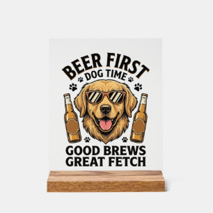 Chemise de bière Retriever doré Funny Dog Lover Vi