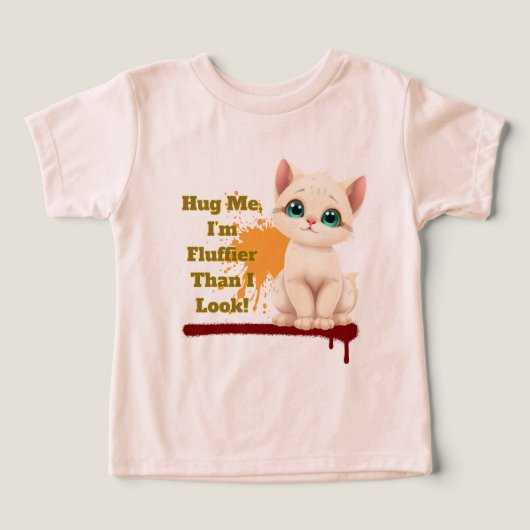 Chemise de chat drôle, Kawaii Animal Tee (Design Recto)