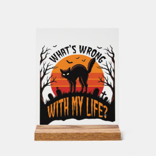 Chemise de chat Halloween Humour de vie effrayant