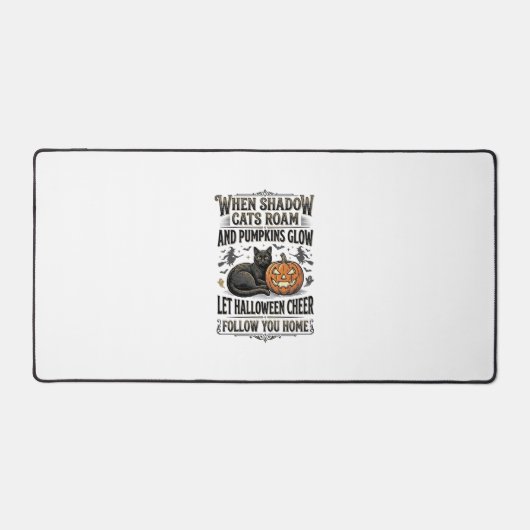 Chemise de chat noir Halloween Gravure de citrouil (Recto)