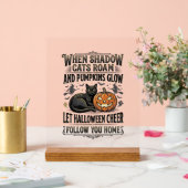 Chemise de chat noir Halloween Gravure de citrouil (Mariage)