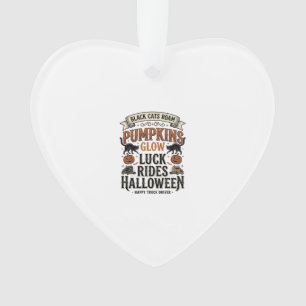 Chemise de chauffeur de camion Halloween avec chat
