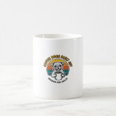 Chemise de chien de café Design de mug de chiot gr (Centre)