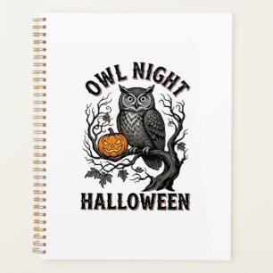 Chemise de chouette d'Halloween Vintage Party d'oi