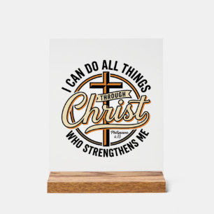 Chemise de citation vintage Philippiens 4_13 chrét