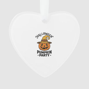 Chemise de citrouille d'Halloween Chapeau de sorci