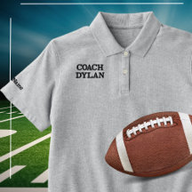 Chemise de coach brodée - Polo de sport personnali