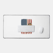 Chemise de conception de drapeau patriotique de ch (Clavier et souris)