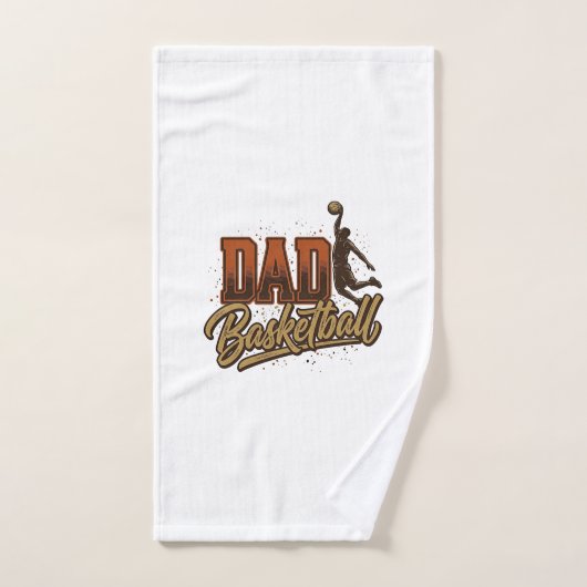 Chemise de conception de gravure vintage de basket (Serviette à main)