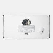 Chemise de conception de gravure vintage de chien  (Clavier et souris)