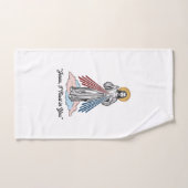Chemise de conception de gravure vintage Jésus je (Serviette à main)