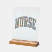 Chemise de conception de lettrage universitaire fl (Angle)