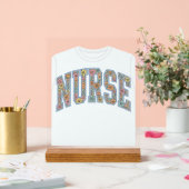 Chemise de conception de lettrage universitaire fl (Mariage)