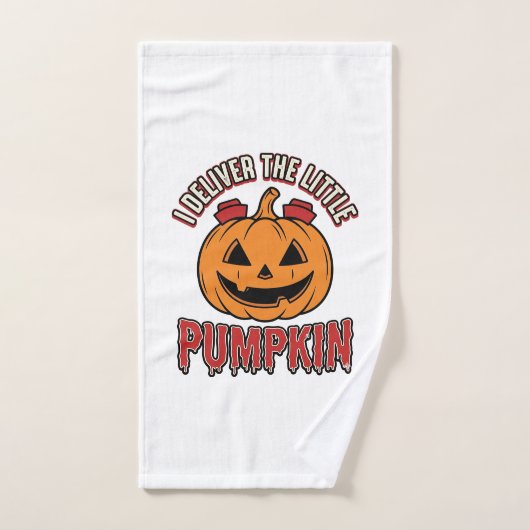Chemise de conception de livraison Halloween Citro (Serviette à main)
