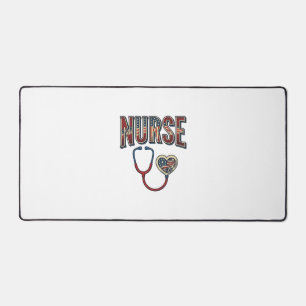 Chemise de conception de stéthoscope patriotique d