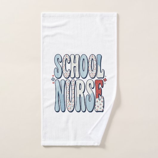 Chemise de conception de typographie florale vinta (Serviette à main)