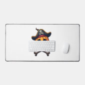 Chemise de crâne de Pirate de citrouille d'Hallowe (Clavier et souris)