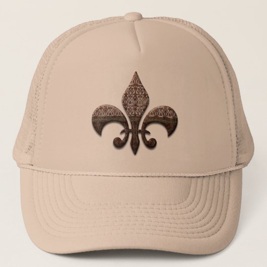 Chemise de cravate de casquette de Fleur De Lis (Devant)