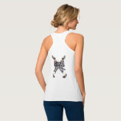 chemise de débardeur de l'arc léopard (Dos entier)