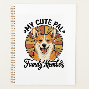 Chemise de famille Corgi Design vintage pour amour