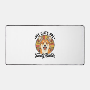 Chemise de famille Corgi Design vintage pour amour