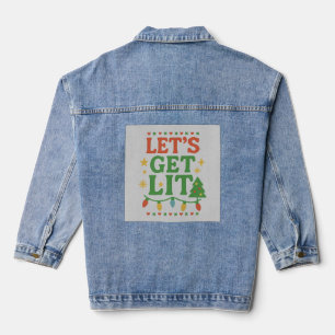 Chemise de fête de Noël Let's Get Lit • Noël rétro